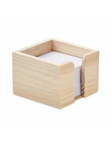 Memo cube dispenser in bamboo SEQUOIA...