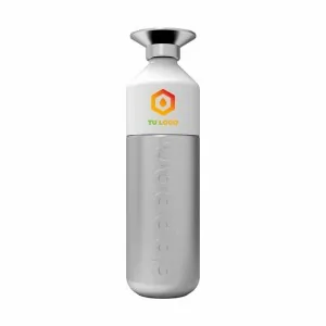 botella de aluminio reciclado : útil y sostenible para tus actividades.
