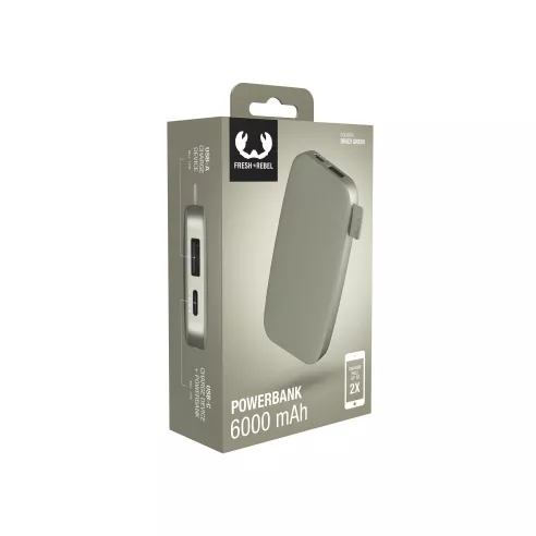 Fresh n Rebel Powerbank 6000 mAh USB-C