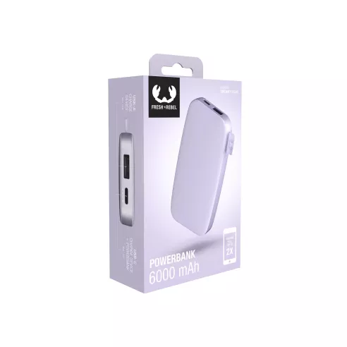Fresh n Rebel Powerbank 6000 mAh USB-C
