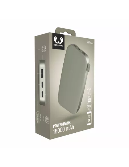 Fresh n Rebel Powerbank 18000 mAh USB-C