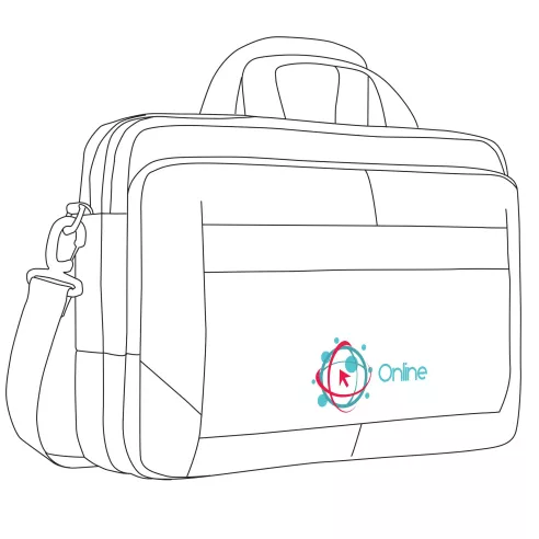 Case Logic Notion Briefcase 15.6' Black
