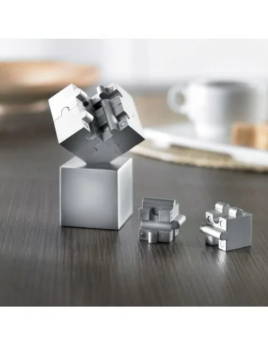 Puzzle 3D metálico y magnético...