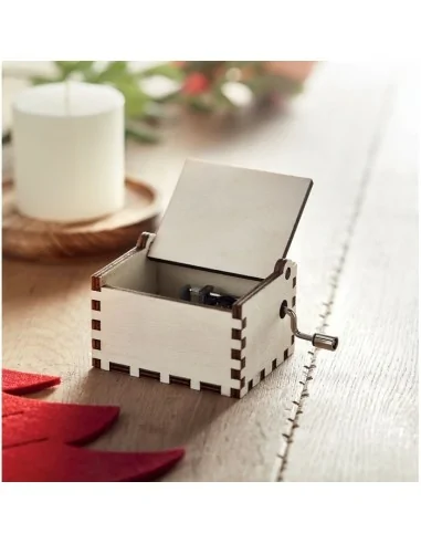 Wooden Christmas music box BOXMAS |...