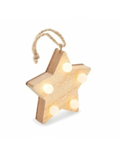 Estrella de madera con luces LALIE |...