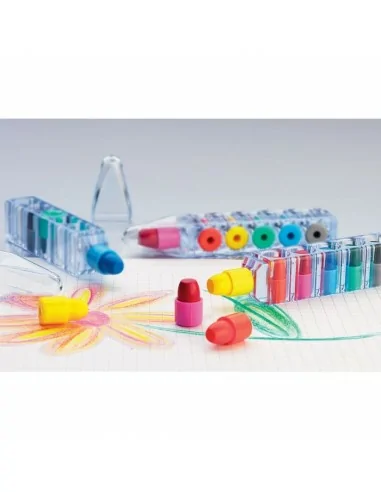 Set of 6 wax crayons MAGIC | IT1329