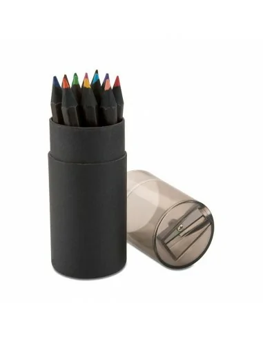 Black colouring pencils BLOCKY | IT3630