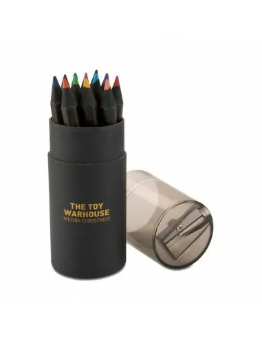 Black colouring pencils BLOCKY | IT3630