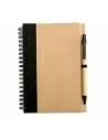 Recycled paper notebook + pen SONORA PLUS | IT3775