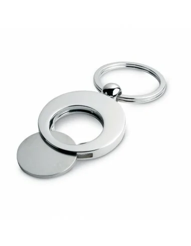 Metal key ring with token EURING |...