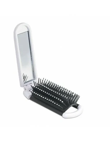 Foldable hairbrush with mirror ALWAYS...