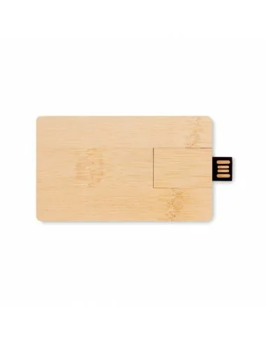 16GB bamboo casing USB CREDITCARD...
