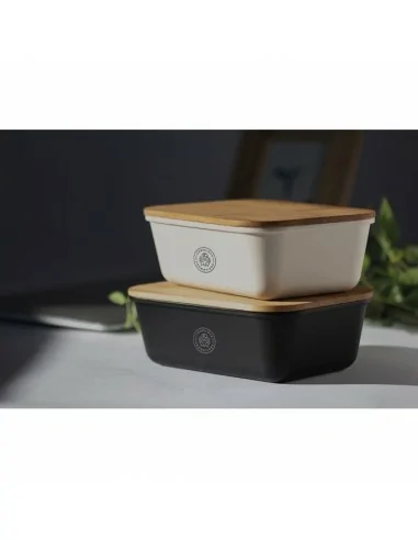 Lunch box with bamboo lid THURSDAY |...