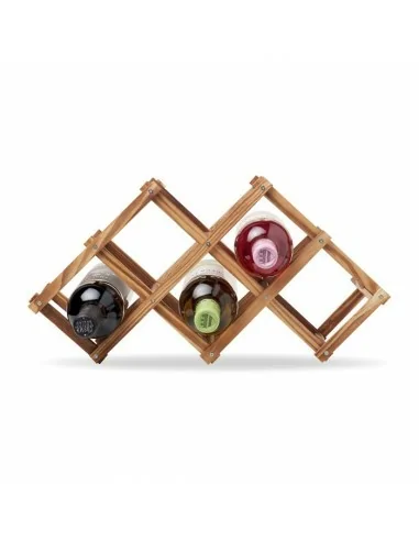Foldable wooden wine rack ENTEULAT |...