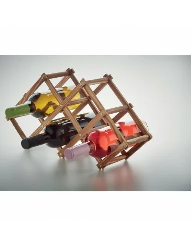Foldable wooden wine rack ENTEULAT |...