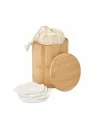 Bamboo fibre cleansing pad set BELLA | MO6306