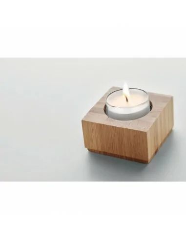 Bamboo tealight holder LUXOR | MO6319