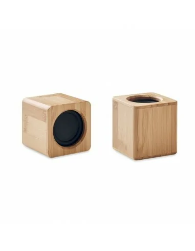 Set of Bamboo wireless speaker AUDIO...