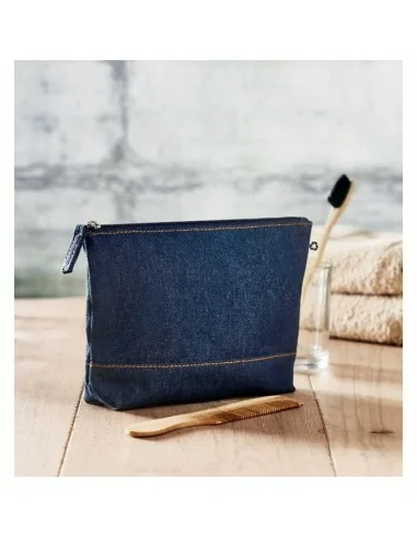 Recycled denim cosmetic pouch STYLE...