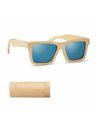 Sunglasses and case in bamboo WANAKA...