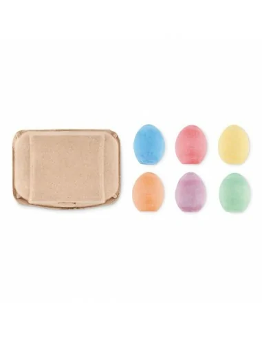 6 chalk eggs in box TAMAGO | MO6479
