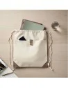 Recycled cotton drawstring bag PANDA BAG | MO6550