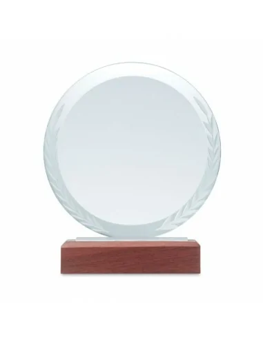 Placa o trofeo cristal redonda KEEN |...