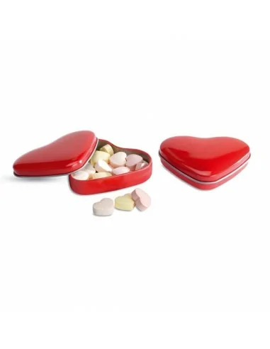 Heart tin box with candies LOVEMINT |...