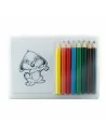 Wooden pencil colouring set RECREATION | MO7389