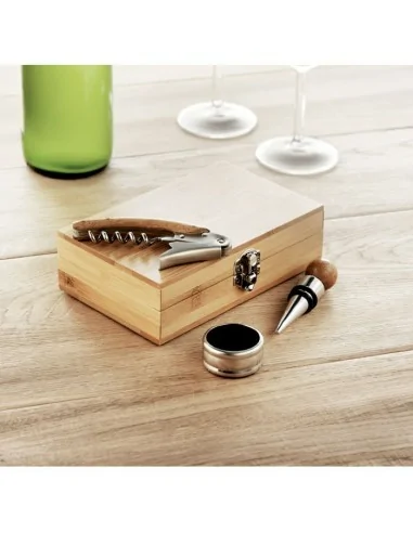 Wine set in bamboo box SONOMA | MO8147