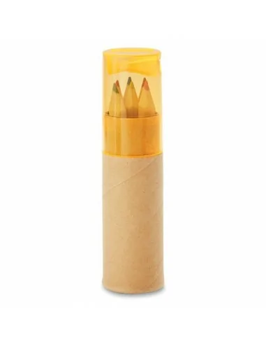 6 lápices de color en tubo PETIT...