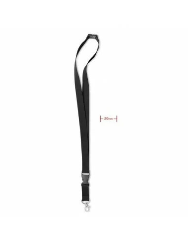 Lanyard with metal hook 20 mm LANY |...