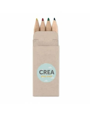 4 mini coloured pencils PETIT ABIGAIL...