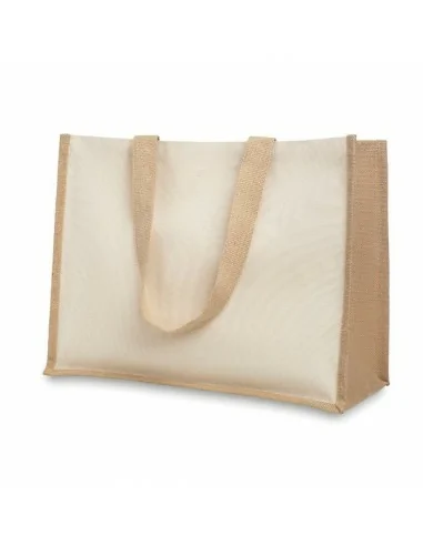 Jute and canvas shopping bag CAMPO DE...