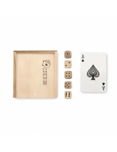 Cards and dices in box LAS VEGAS |...