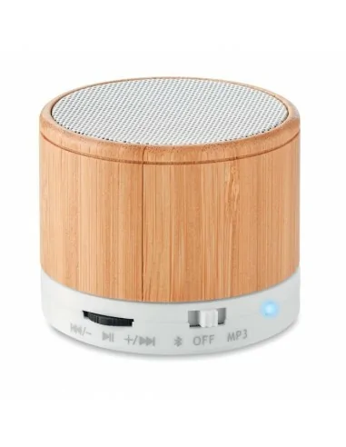Round Bamboo wireless speaker ROUND...
