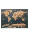 Scratch world map 42x30cm BEEN THERE | MO9736