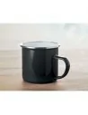 Metal mug with enamel layer PLATEADO | MO9756