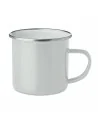 Metal mug with enamel layer PLATEADO | MO9756