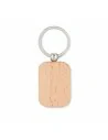 Rectangular wooden key ring POTY WOOD | MO9774
