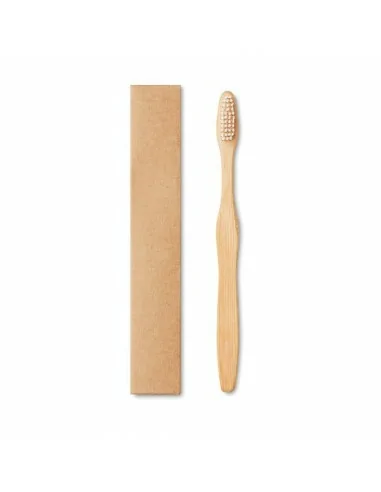 Bamboo toothbrush in Kraft box...