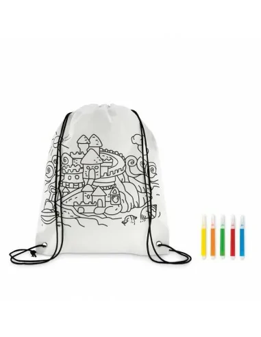 Non woven kids bag with pens...
