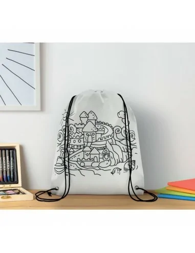 Non woven kids bag with pens...