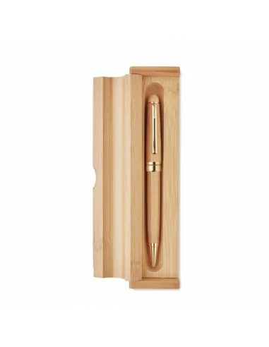 Bamboo twist ball pen in box ETNA |...