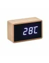 LED alarm clock bamboo casing MIRI CLOCK | MO9921