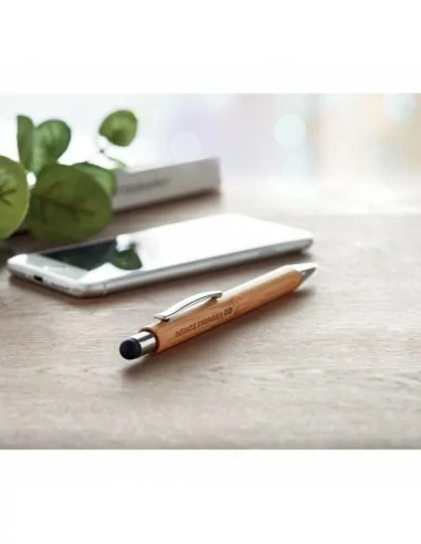 Bolígrafo pulsador de bambú BAYBA |...