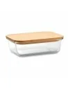 Glass lunchbox with bamboo lid TUNDRA LUNCHBOX | MO9962