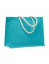 Jute bag with cotton handle AURA | MO6443
