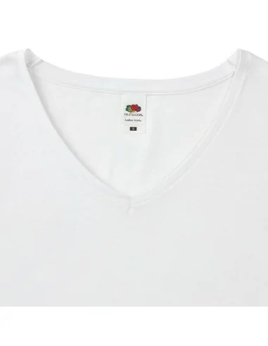 Camiseta Mujer Blanca Iconic V-Neck |...