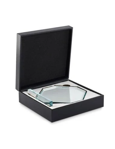 Trofeo de cristal con caja RUMBO |...